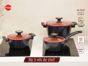 Bộ 3 nồi de Chef