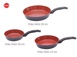 Chảo De chef  chống dính Gốm - Made in Korea