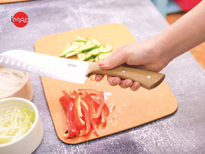 Dao Santoku 7" cán gỗ iMat