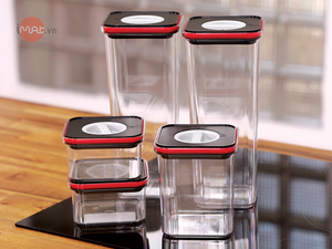 Mua 2 tặng 3 hộp đựng thực phẩm Smart Seal vuông