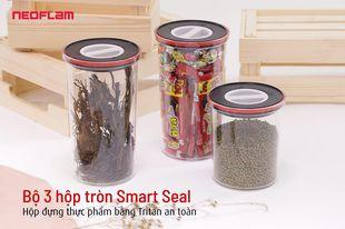 Bộ 3 Hộp tròn Smart Seal