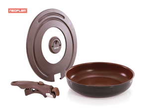 Chảo chiên Miris cán rời 28cm/Cán/Nắp